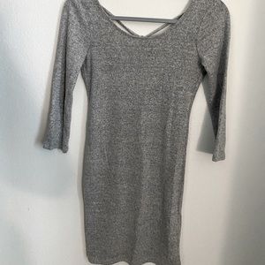 Fitted Soft Sweater Dress
